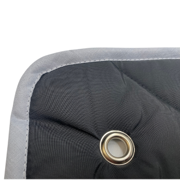 Thermomatte schwarz - Band grau